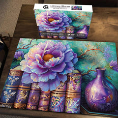 Puzzles en bois Literary Bloom 1000 pièces