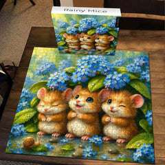 Rainy Mice Jigsaw Puzzle 1000 Piece