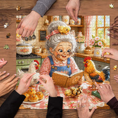 Grandma’s Chicken Kitchen Jigsaw Puzzle 1000 Pieces