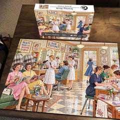 Retro Salon Jigsaw Puzzle 1000 Piece