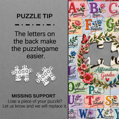 Affirmation Garden Jigsaw Puzzle 1000 Pieces