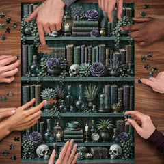 Gothic Magic Bookshelf Jigsaw Puzzle 1000 Piece