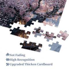 Sakura Cliff Jigsaw Puzzle 1000 Pieces