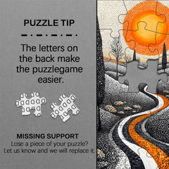Sun Path Jigsaw Puzzle 1000 Pieces