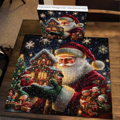 Puzzle de 1000 pièces de l'atelier magique du Père Noël