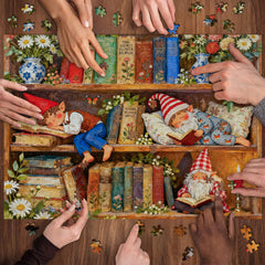 Sleeping on Pages Jigsaw Puzzle 1000 Pieces