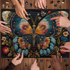 Floral Butterfly Jigsaw Puzzle 1000 Pieces