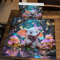 Glowwood Calf Jigsaw Puzzle 1000 Pieces