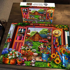 Puzzle Jigsaw Jardin de Ferme 1000 Pièces