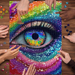 Rainbow Eye Jigsaw Puzzle 1000 Pieces