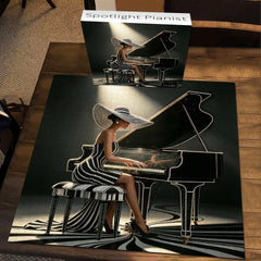 Spotlight Pianist Jigsaw Puzzle 1000 Piece