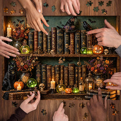 Halloween Grimoire Nook Jigsaw Puzzle 1000 Piece