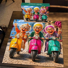 Puzzle 1000 pièces Scooter Squad