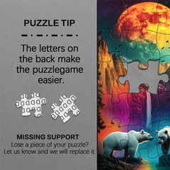 Moonlight Mountains Jigsaw Puzzle 1000 Pieces