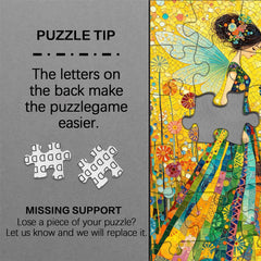 Mosaic Flower Fairy Jigsaw Puzzle 1000 Pieces