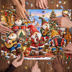 Christmas Gnome Band Jigsaw Puzzle 1000 Piece