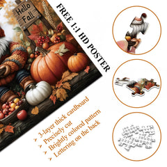 Gnome Harvest Jigsaw Puzzle 1000 Pieces