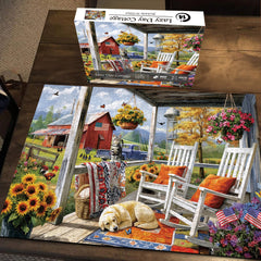 Lazy Day Cottage Jigsaw Puzzle 1000 Pieces