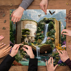 Dreamlike Book Realm Jigsaw Puzzle 1000 Pieces