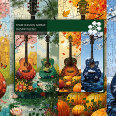 Four Seasons Guitar Jigsaw Puzzle 1000 Pieces