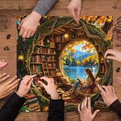 Autumn Book House Jigsaw Puzzle 1000 Piece