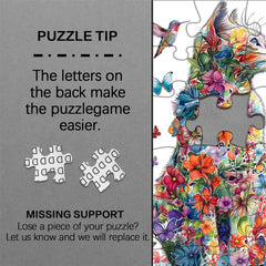Butterfly Cat Jigsaw Puzzle 1000 Pieces