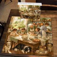 Grandma's Baking Lesson Jigsaw Puzzle 1000 Piece