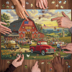 Farmside Freedom Jigsaw Puzzle 1000 Piece