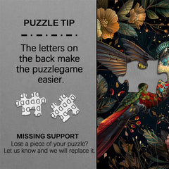 Vivid Hummingbird Jigsaw Puzzle 1000 Pieces