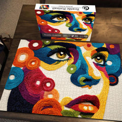 Textile Portrait Jigsaw Puzzle 1000 Pieces