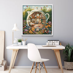 Gnome Teahouse Jigsaw Puzzle 1000 Pieces