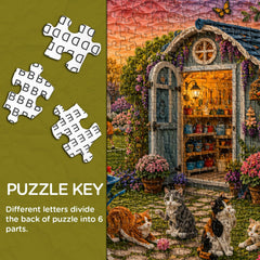 Quilled Yard Jigsaw Puzzle 1000 Piece