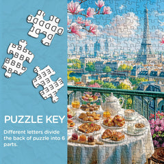 Breakfast in Paris Jigsaw Puzzle 1000 Pieces