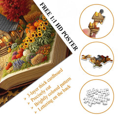 Autumn Storybook Jigsaw Puzzle 1000 Pieces