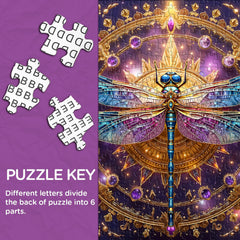 Starry Sky Dragonfly Jigsaw Puzzle 1000 Pieces