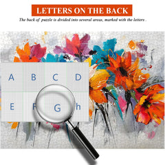 Colorful Floral Charm Jigsaw Puzzle 1000 Pieces