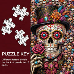 Sugar‑Skull Gentleman Jigsaw Puzzle 1000 Piece