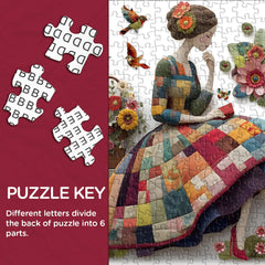 Patchwork Muse Jigsaw Puzzle 1000 Pieces