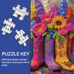 Floral Boots Jigsaw Puzzle 1000 Pieces
