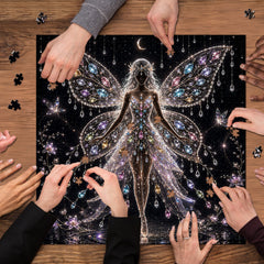 Gemstone Fairy Silhouette Jigsaw Puzzle 1000 Pieces