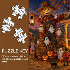 Halloween in Scarecrow Town Jigsaw Puzzle 1000 Pieces