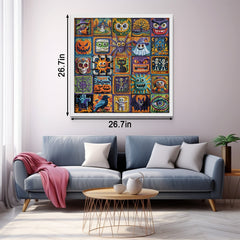 Halloween Collage Rhapsody Jigsaw Puzzle 1000 Pieces