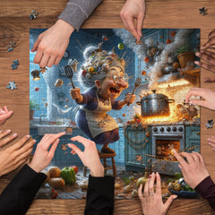 Grandma's Culinary Storm Jigsaw Puzzle 1000 Pieces