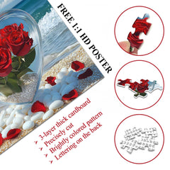 Heart Bloom Jigsaw Puzzle 1000 Pieces