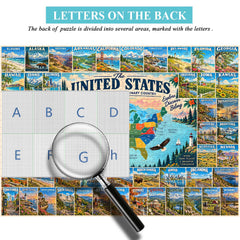 American Travel Collection Jigsaw Puzzle 1000 Piece