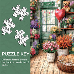 Purr and Petal Jigsaw Puzzle 1000 Pieces