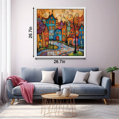 Colorful Town Jigsaw Puzzle 1000 Pieces