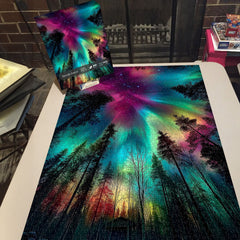 Puzzle en forêt d'Aurore 1000 pièces