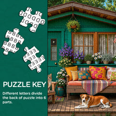 Sunlit Porch Retreat Jigsaw Puzzle 1000 Pieces