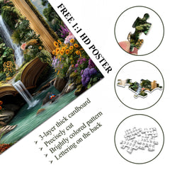 Dreamlike Book Realm Jigsaw Puzzle 1000 Pieces